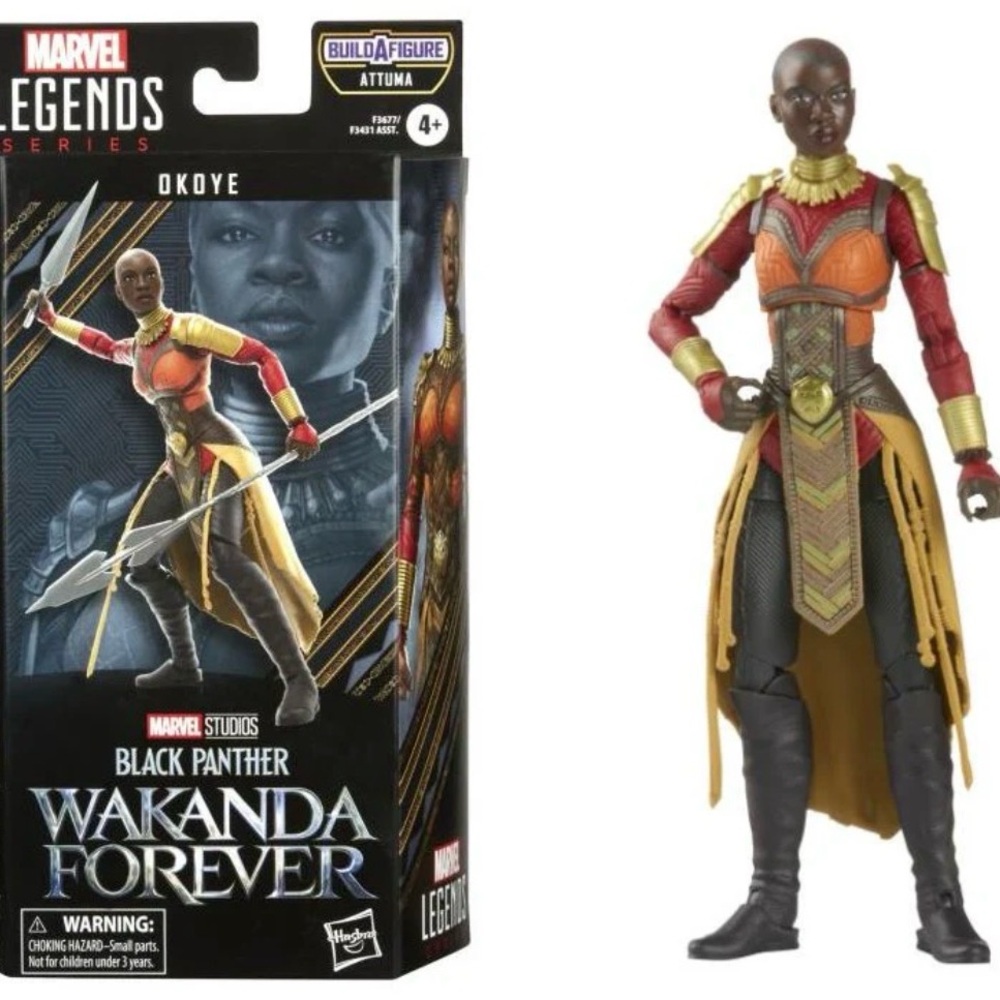 136–New Marvel Legends Series Warrior Figure with Red and Gold Armor